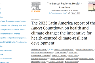 Informe regional Lancet Countdown Latinoamérica