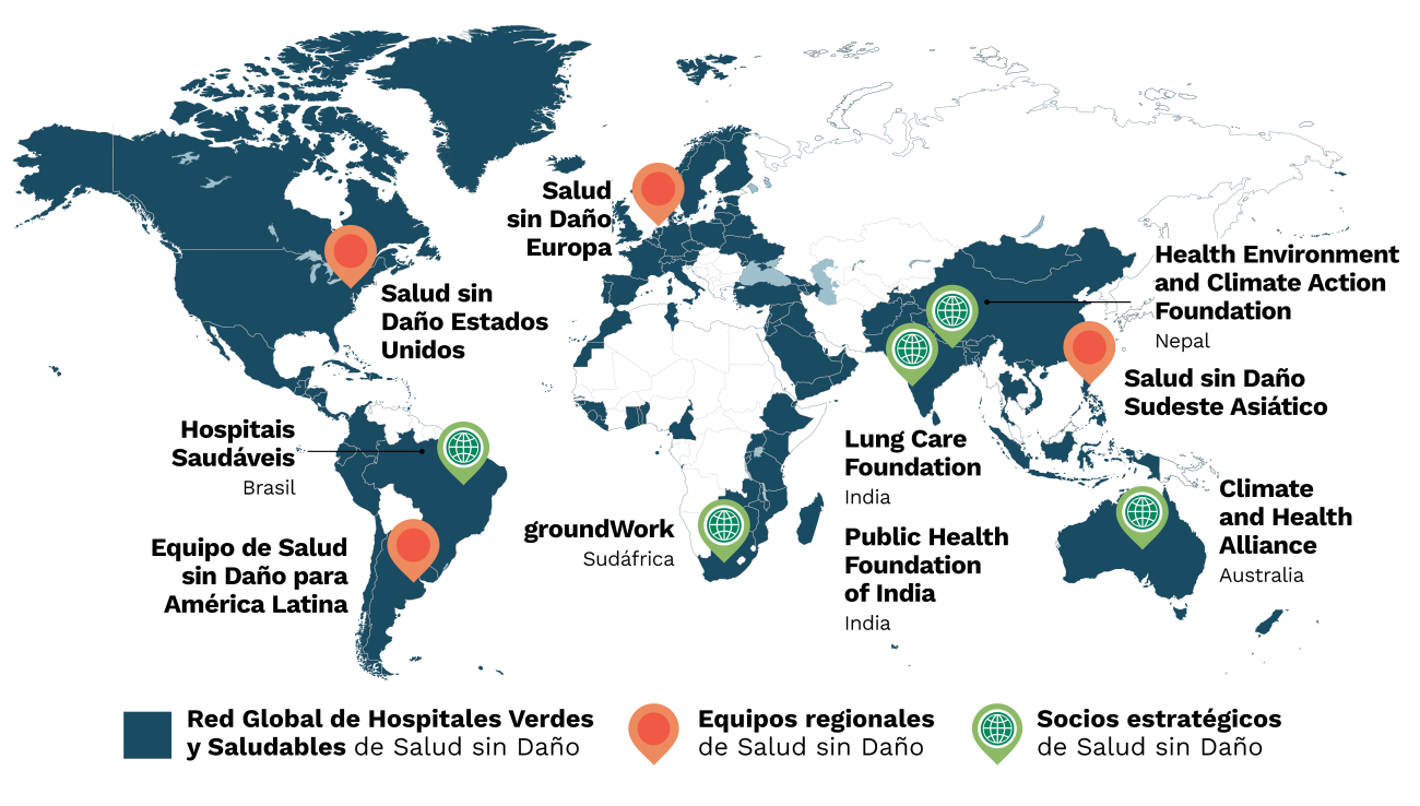 Mapa equipo y socios - Plan Estratégico Internacional